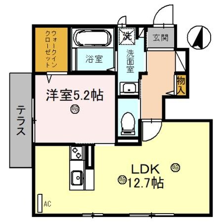 ＬＡＲＩＭＡＲの物件間取画像